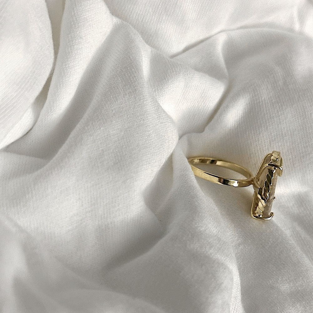 n e w | 24k gold plated twisted wire set raw crystal quartz stone - Picture 2 of 10